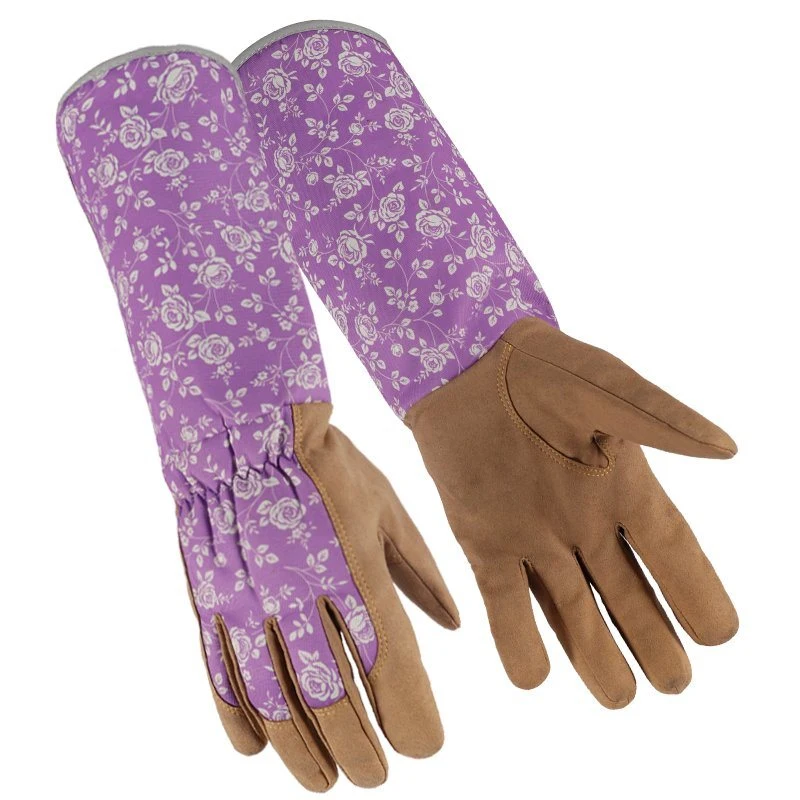 Long Sleeve Yard Work Rose Pruning Gardening Pet Care Gloves